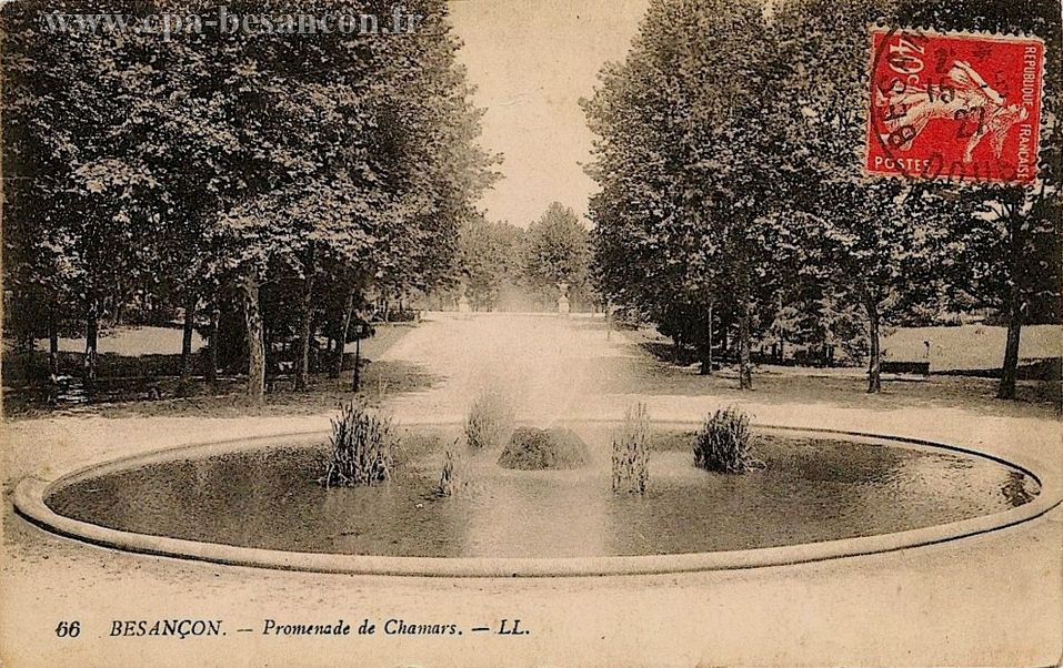 66 BESANÇON. - Promenade de Chamars.